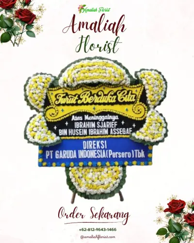 Papan Bunga Duka di Sindangkerta